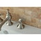 Kingston Brass KC7068ZX 8" Widespread Bathroom Faucet, Brushed Nickel KC7068ZX - alternate 4